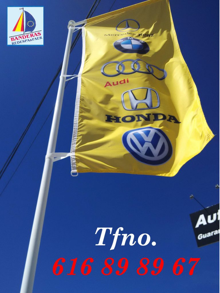 bandera vertical personalizada con vaina