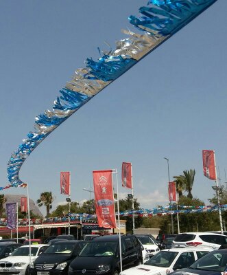 guirnaldas metalizadas en forma de peine