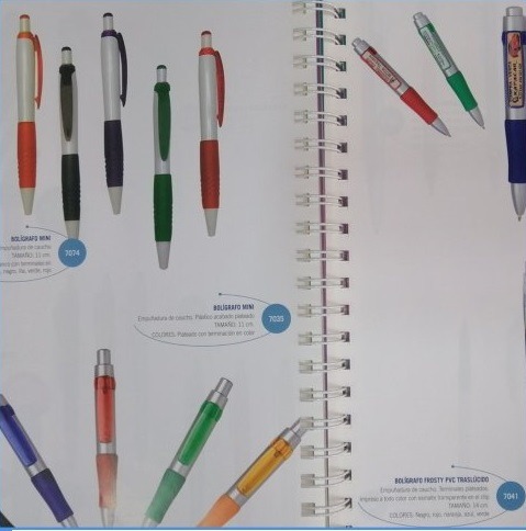 CATALOGO DE BOLIGRAFOS