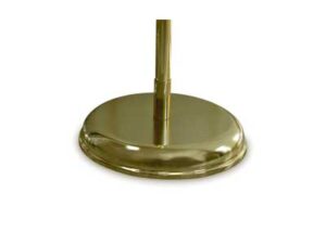 base dorada para mástil de despacho