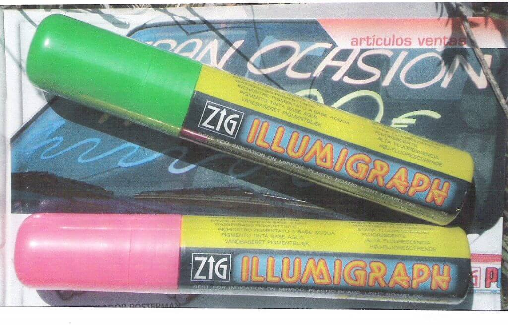 IMAGEN DE conjunto de rotuladores de tiza