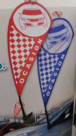 banderitas personalizadas para ventanilla del coche